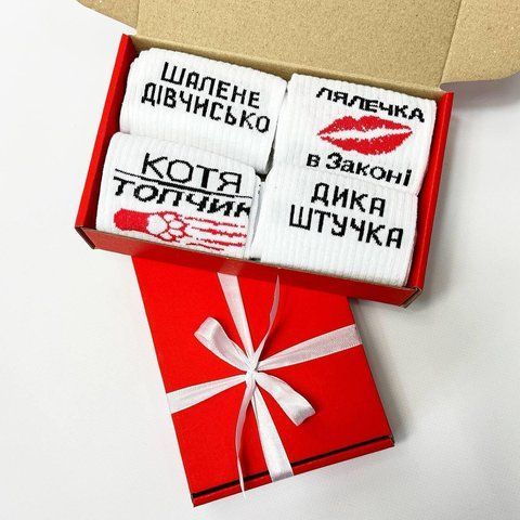 Бокс женских подарочных носков 36-41 на 4 пары ж4бокс097 фото