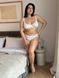 Повседневный комплект женского нижнего белья PLUS SIZE белый DO3259 фото 4