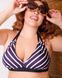 Раздельный черно-белый купальник PLUS SIZE съемными чашками и высокими плавками. SW1165 фото 4