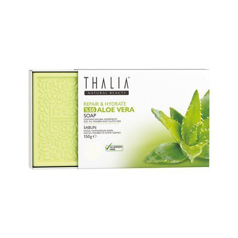 Восстанавливающее натуральное мыло из 50% алоэ вера Thalia, 150 г 220640 фото