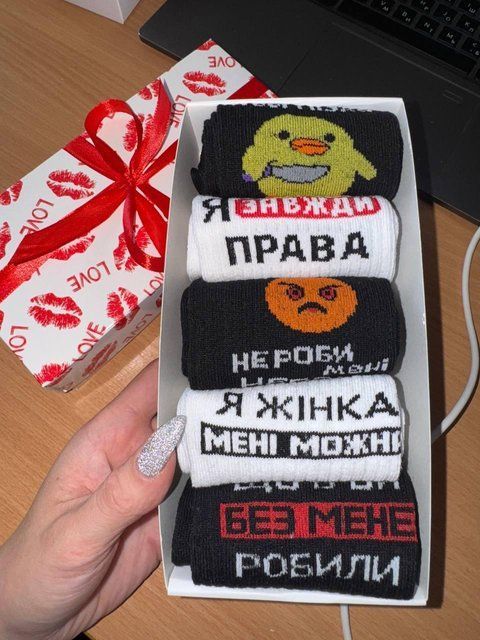 Набор женских носков 5 пар 36-41 в подарочной коробке. ж5бокс0166 фото