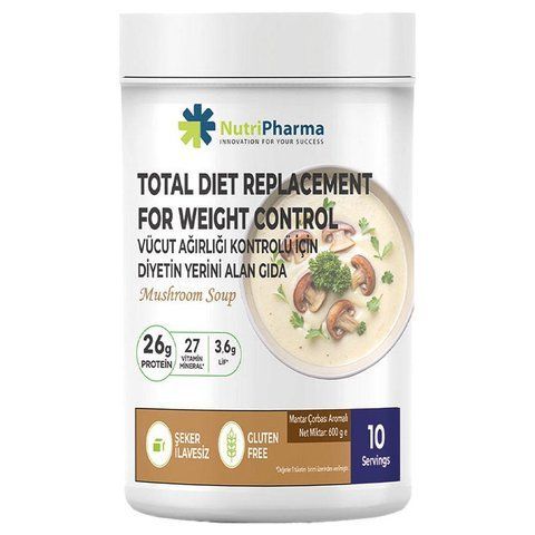 Диетическая добавка Питательный суп "Грибный" Nutripharma, 600 г 204713 фото