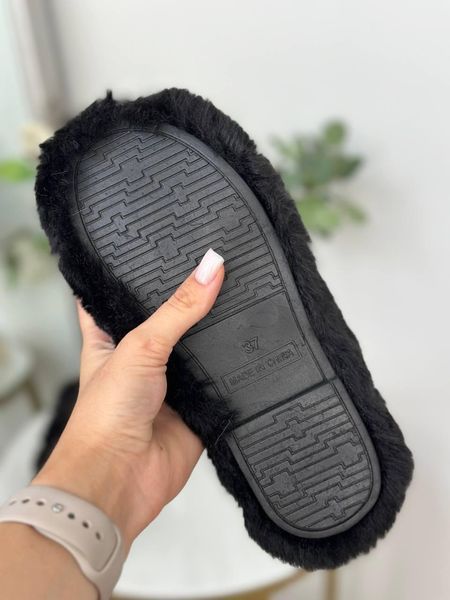 Комнатные тапочки КТ1058/3 чорные КТ1058/3 фото
