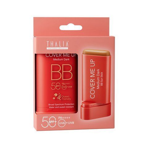 Сонцезахисний ВВ крем-стік для обличчя з SPF 50 Thalia Medium Dark, 20 мл 222004 фото