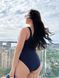 Купальник женский слитный Plus size тёмно-синий SW1513 фото 6