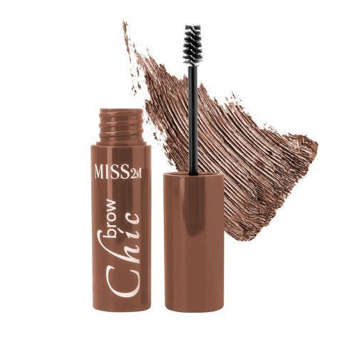 Кремова туш для брів MISS2M 02 Kakao Chocolate, 4 мл 503612 фото