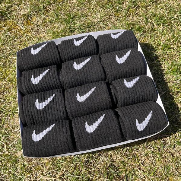 Бокс жіночих високих шкарпеток Nike 36-41 на 12 пар у подарунковій коробці Ж12бренд1 фото