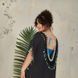 Женская пляжная туника черная SW1107 фото 9