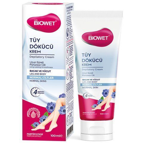 Крем для депиляции для нормальной кожи Biowet, 100 мл 432410 фото