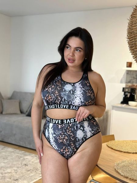 Ефектний комплект для дівчат plus size DO3262 фото