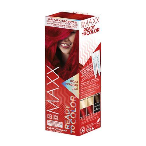 Фарба для волосся MAXX DELUXE Ready to color Червоний, 2x50 мл 302351 фото