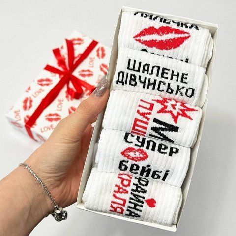 Набор женских носков 36-41 5 пар в подарочной коробке. ж5бокс0138 фото