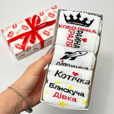 Набор женских носков 36-41 5 пар в подарочной коробке. ж5бокс0139 фото