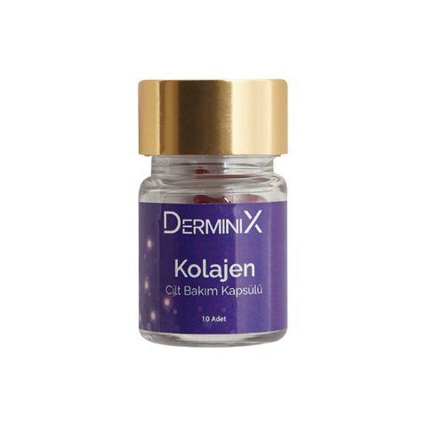 Капсулы для ухода за лицом с коллагеном Derminix, 10 капсул 521504 фото