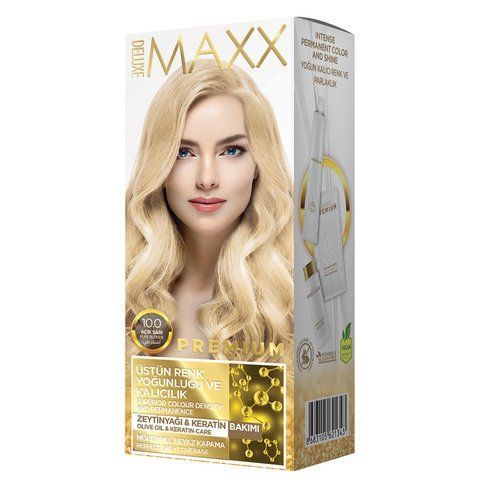 Фарба для волосся MAXX Deluxe 10.0 Світлий блонд, 50 мл + 50 мл + 10 мл 302309 фото