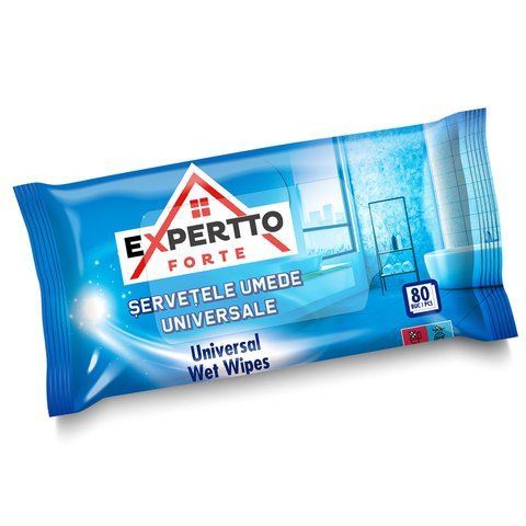 Влажные салфетки для уборки Универсальные EXPERTTO FORTE, 80 шт 382801 фото