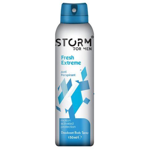 Мужской дезодорант-антиперспирант для тела STORM Fresh Extreme, 150 мл 282682 фото