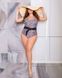 Суцільний леопардовий купальник PLUS SIZE з чашками та утяжкою SW1103 фото 3