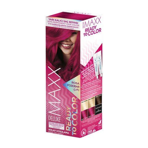 Фарба для волосся MAXX DELUXE Ready to color Рожевий, 2x50 мл 302354 фото