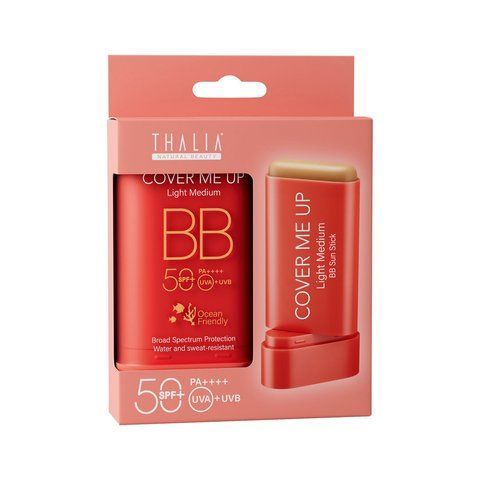 Солнцезащитный ВВ крем-стик для лица с SPF 50 Thalia Light Medium, 20 мл 222003 фото