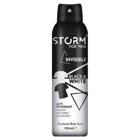 Мужской дезодорант-антиперспирант для тела STORM Invisible, 150 мл 282681 фото