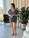 Пляжная короткая серая туника PLUS SIZE тонкая вязка SW669/1 фото 3