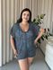 Пляжная короткая серая туника PLUS SIZE тонкая вязка SW669/1 фото 5