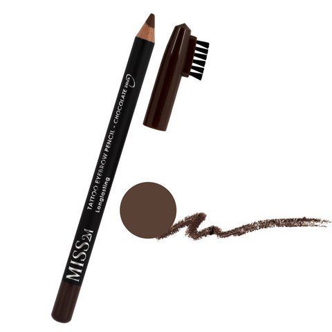 Олівець для брів із щіточкою MISS2M 200 Chocolate, 1,4 г 504200 фото