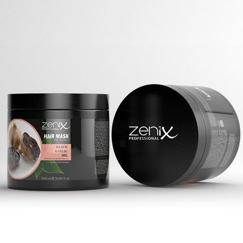 Маска для волосся з олією чорного часнику Zenix, 500 мл 412104 фото
