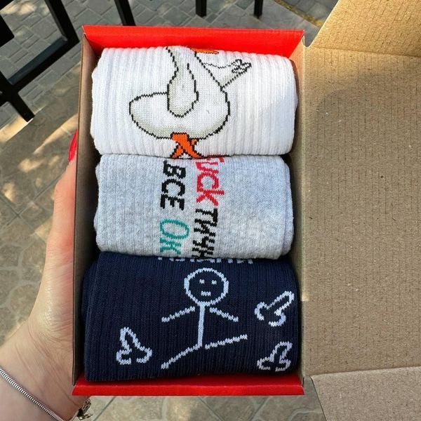 Бокс мужских носков 40-45 на 3 пары ч3бокс028 фото
