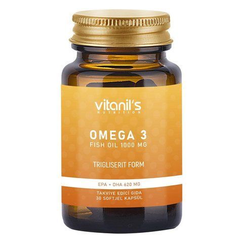 Диетическая добавка "Омега 3" Vitanil's, 30 капсул 294733 фото