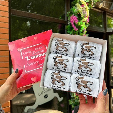 Бокс женских подарочных носков 36-41 на 6 пар Ж6бокс0180 фото
