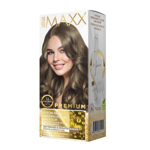 Фарба для волосся MAXX Deluxe 7.3 Лісовий горіх, 50 мл + 50 мл + 10 мл 302313 фото