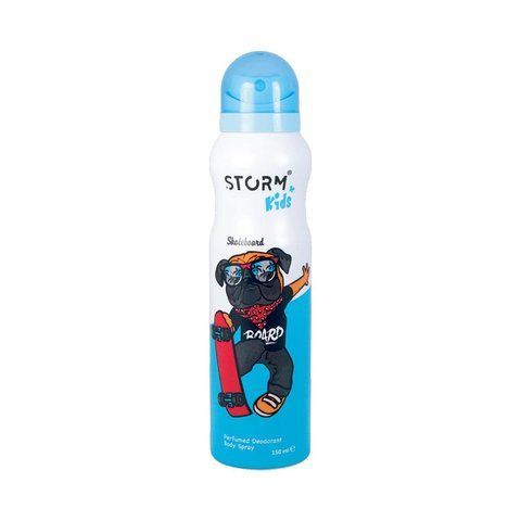 Детский парфюмированный дезодорант-спрей для мальчиков SKATEBOARD STORM, 150 мл 282709 фото