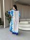 Легкое макси платье-туника этно принт PLUS SIZE для отдыха SW673 фото 3