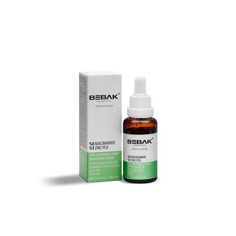 Звужуюча пори сироватка для обличчя з 5% ніацинаміду Bebak Pharma, 30 мл 241511 фото