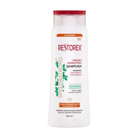 Шампунь для сухого та пошкодженого волосся "Speed&Strong" Restorex, 500 мл 450105 фото