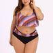 Жіночий роздільний купальник Plus size різнокольоровий SW1319 фото 2