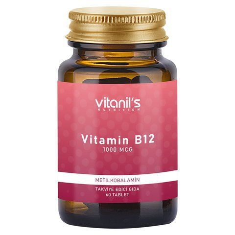 Дієтична добавка "Вітамін В12" Vitanil's, 60 таблеток 294726 фото