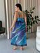 Суцільний купальник PLUS SIZE в мраморному принті з парео SW1552 фото 8