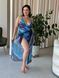 Суцільний купальник PLUS SIZE в мраморному принті з парео SW1552 фото 7