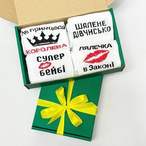 Бокс женских подарочных носков 36-41 на 4 пары ж4бокс092 фото