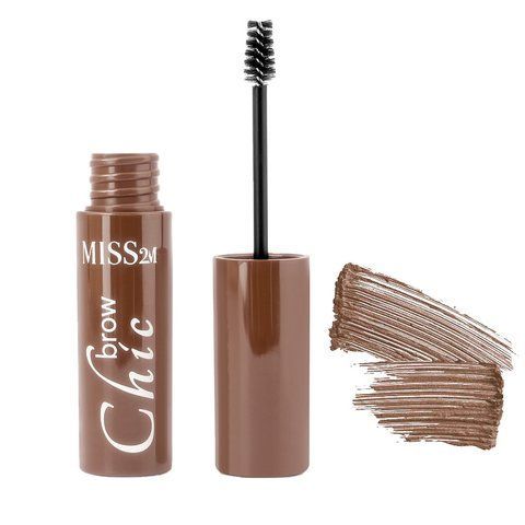 Кремова туш для брів MISS2M 01 Milky Chocolate, 4 мл 503611 фото