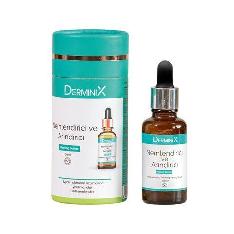 Увлажняющая и очистительная сыворотка-пилинг для лица Derminix, 30 мл 521501 фото