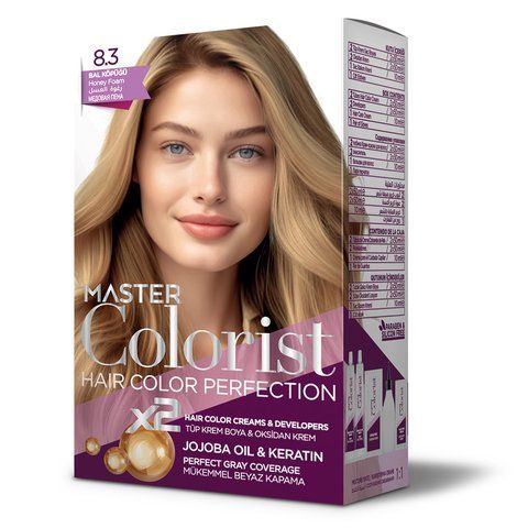 Фарба для волосся Master Colorist 8.3 Медова піна, 2x50 мл + 2x50 мл + 10 мл 302342 фото