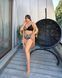 Раздельный черный купальник PLUS SIZE с высокими плавками и лео-принтом. SW1376/1 фото 4