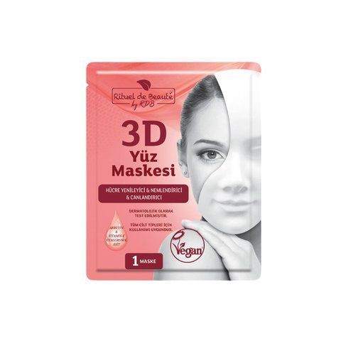Восстановительная и осветительная маска 3D для лица Rituel de Beaute, 1 шт. 491501 фото