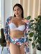 Роздільний білий купальник PLUS SIZE з сформованою чашкою та тунікою в комплекті SW1251/1 фото 1